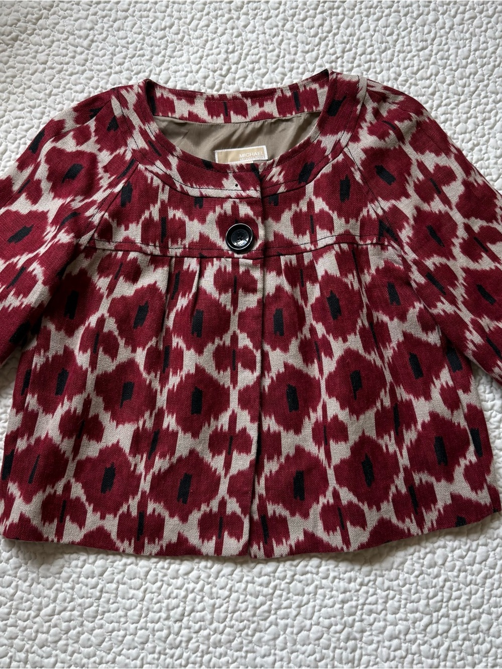 Michael Kors vintage linen swing jacket